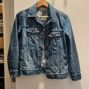 Madewell Fitted Denim Jacket, XS